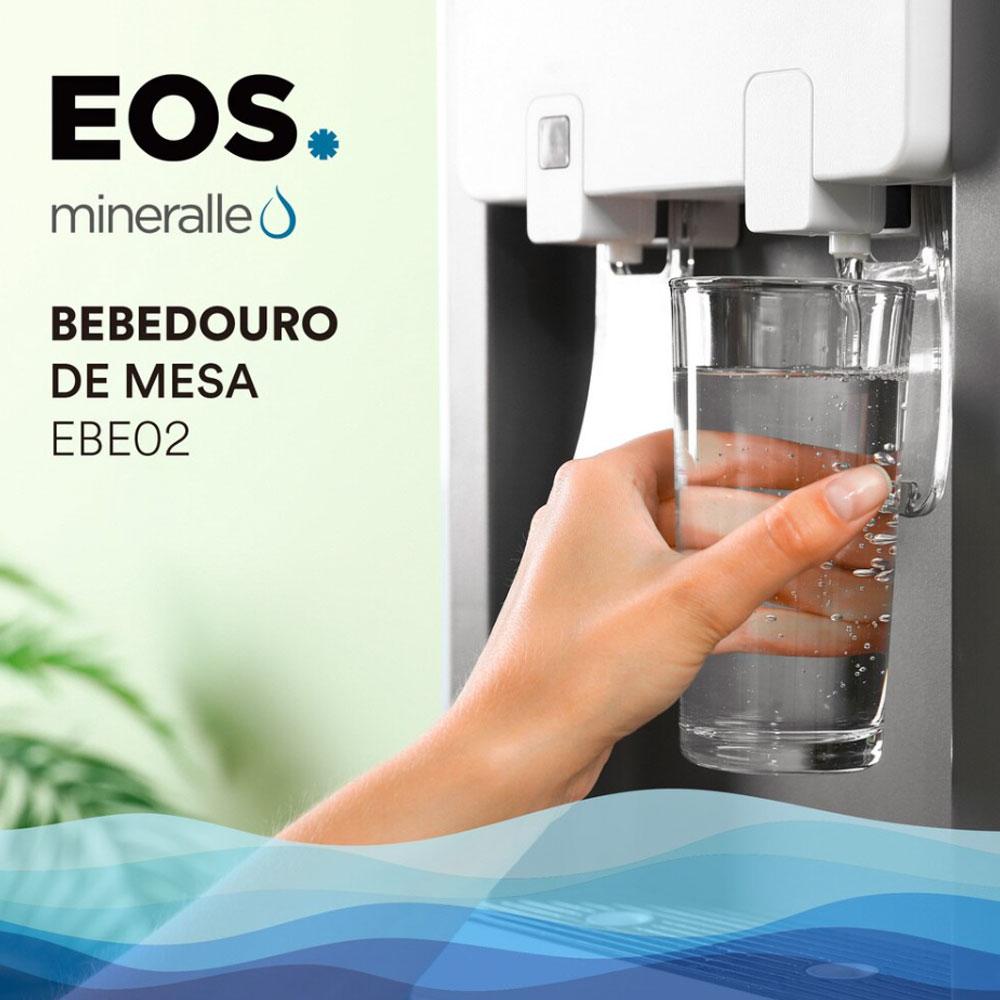 Bebedouro De Mesa De Água Galão Quente E Frio Eletrônico EBE02QS 127V - EOS B174315