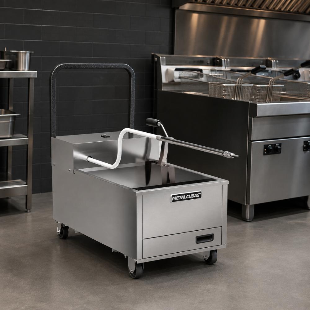 Filtrador de Óleo Profissional Inox fo 45 220v - Metalcubas 27192