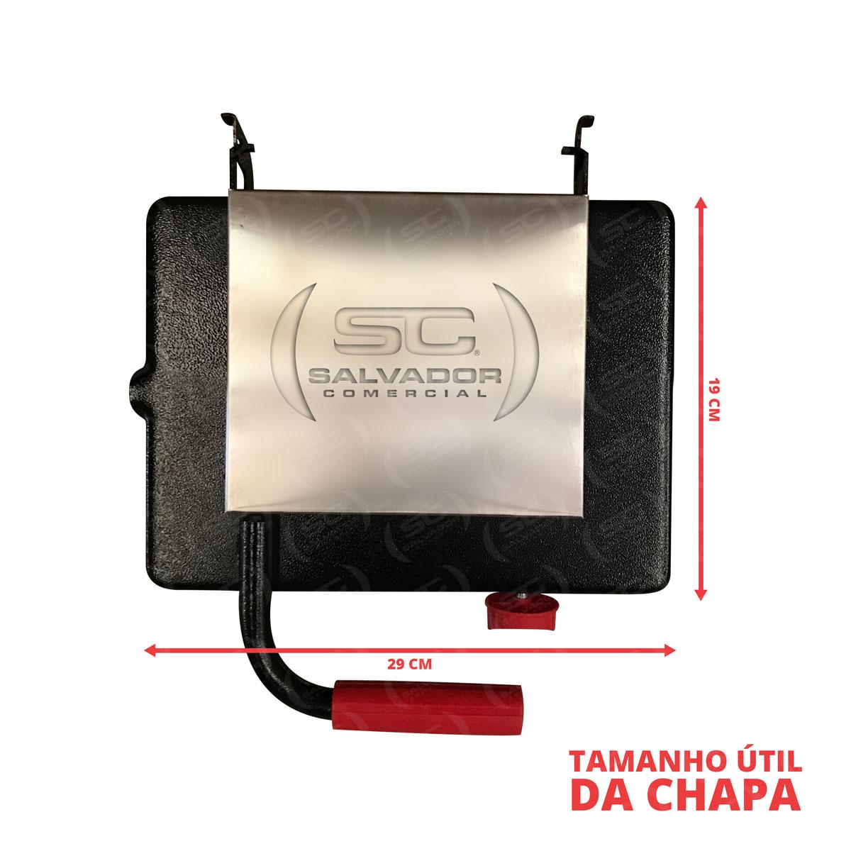 Prensa Lanche Sanduicheira Mini Grill Á Gás Pr-220 G - Progás