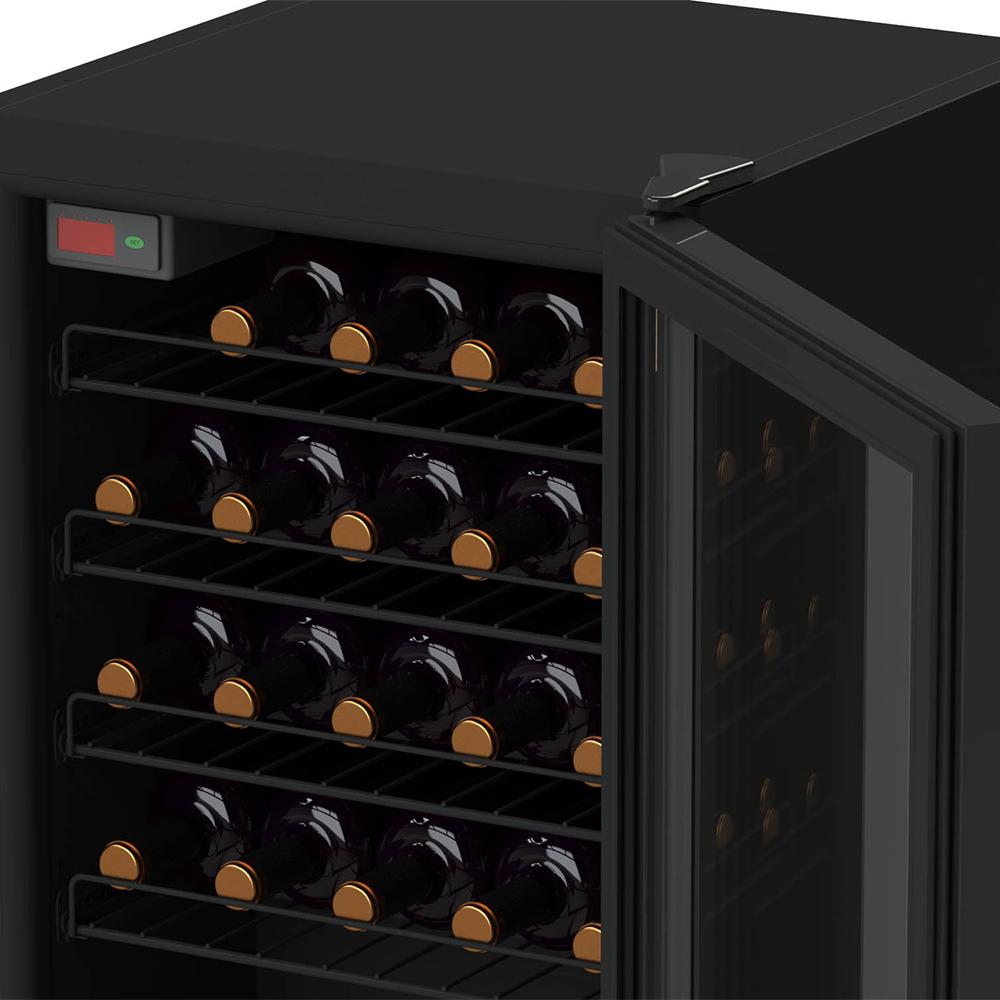 Adega Expositora de Vinhos Porta de Vidro 24 Garrafas 82 Litros Ngv100 - Venax 220v