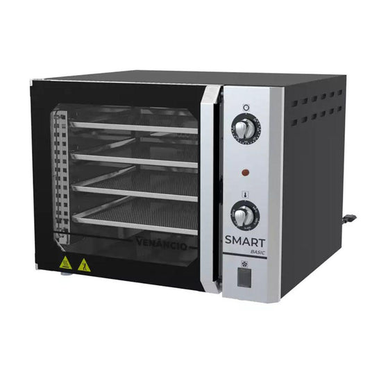 Forno Turbo Convector Smart Basic 4 Esteiras Inox e Painel Inox FCSB4E 127V - Venâncio 56640