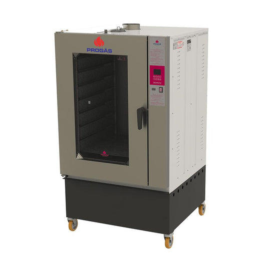 Forno Turbo a Lenha 10 Níveis 58x70 Fornalha Traseira PRTLT-10000ST Bivolt - Progás P38047
