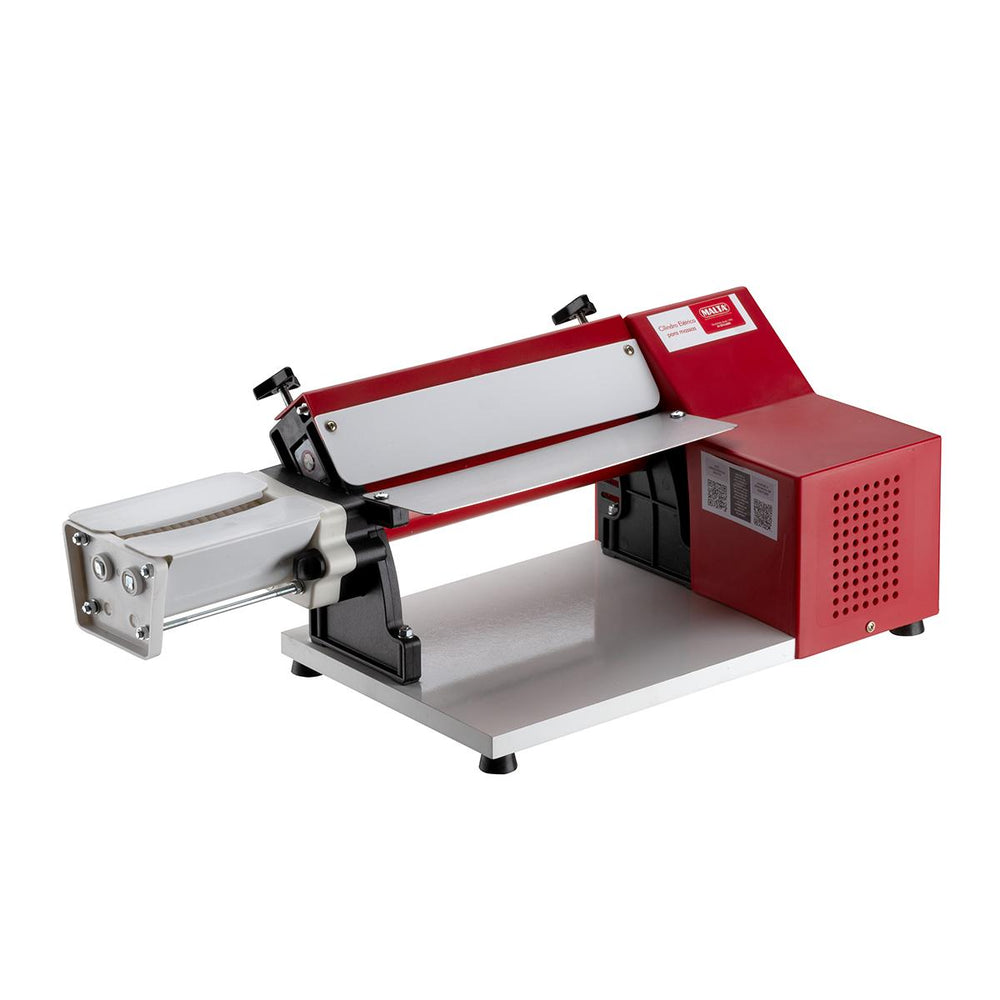 Cilindro Laminador Elétrico Profissional 28cm Vermelho Com Cortador Talharim 1/4 CV Bivolt - Malta 3107002
