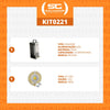 Kit - Assador Churrasquito 10 Espetinhos Em Inox Pr-199 + Kit Gás 1kg - Progás