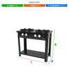 Fogão Industrial 2 Bocas Bravo Preto Venâncio + 2 Caçarolas Tramontina Turim