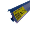 Kit 3 Bandejas Prateleiras Ponta 30x73 para Gôndolas New Plus com Porta Etiqueta Azul - SA Gôndolas