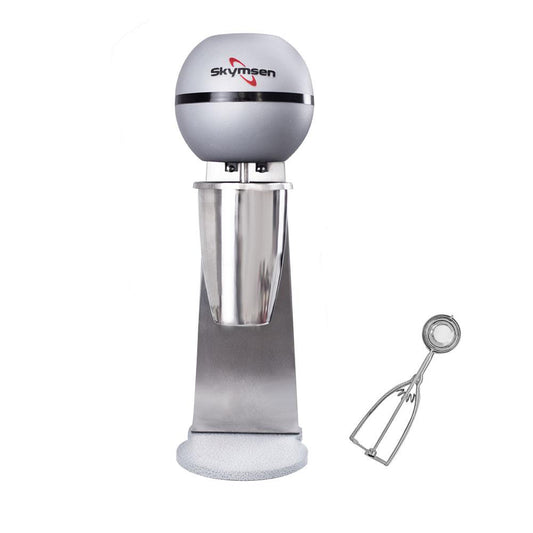 Batedor de Milk Shake 1 Copo 0,8L Profissional Inox BMS-N 127V Skymsen + Concha de Sorvete Extrator