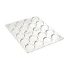 KIT - 6 Assadeiras Pão de Hamburguer 20 Cavidades Alumínio 58x70 APH20 - Imeca