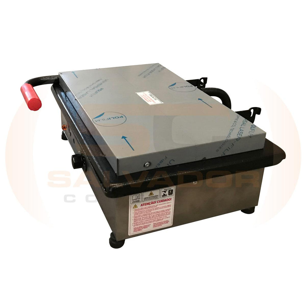 Chapa Sanduicheira Elétrica Com Prensa Profissional Grill Simples PR-500E - Progás