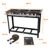 Fogão Industrial Extra Gás Baixa Pressão 3 Bocas Duplas com Pé e Espera para Forno E3D3PE - Venâncio