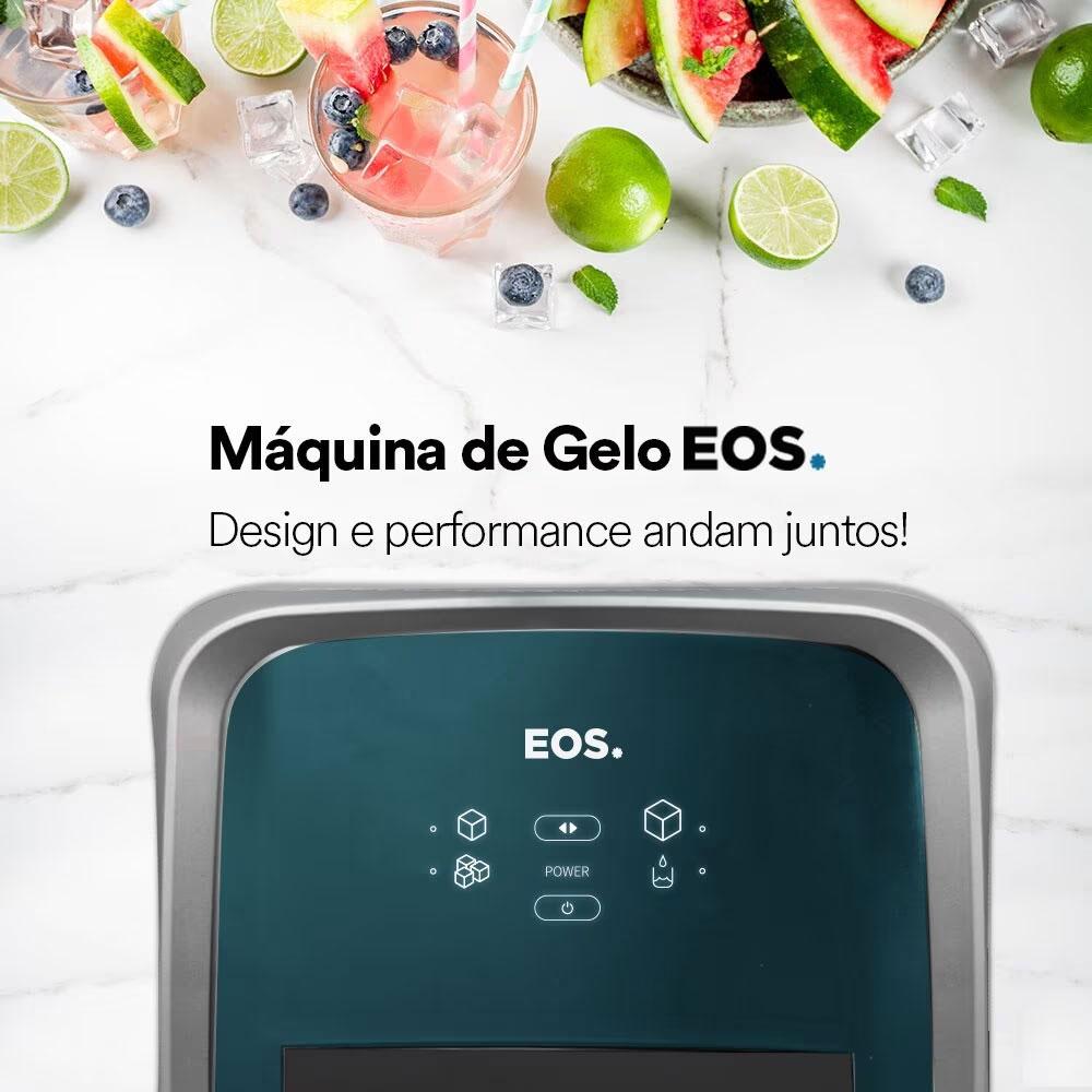 Máquina De Gelo Prata 15Kg Ice Compact EMG02S 220V - EOS