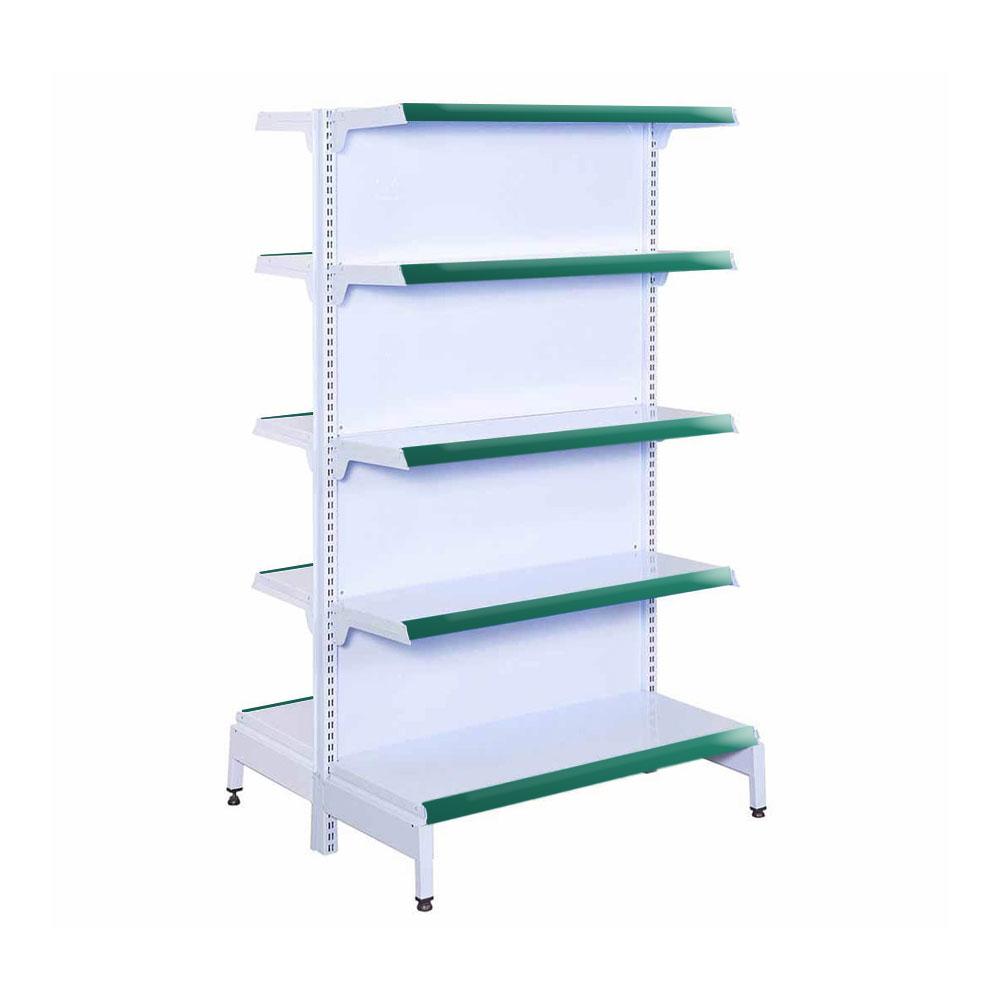Gôndola Prateleira New Plus 1,70 Central Inicial GCI - Sa Gôndolas Porta Etiquetas Verde