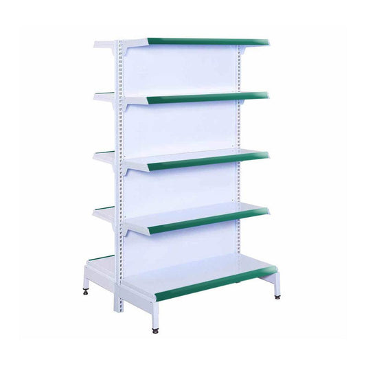 Gôndola Prateleira 5 Níveis 40x30 New Plus 1,70 Central Inicial Pe Verde - Sa Gôndolas