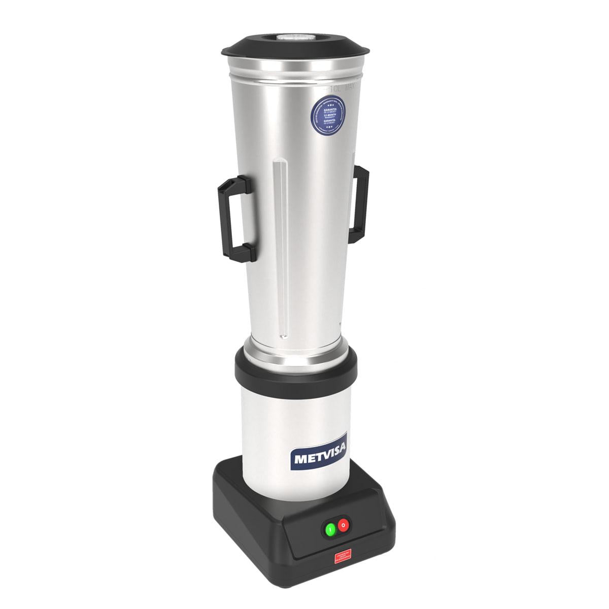 Liquidificador Comercial Baixa Rotação 10l 3400 Rpm 3/4v Lqi.10m Max 127v - Metvisa