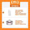 Kit - Faqueiro Premium 3 Peças + 1 Panela Inox Solar 6,1 Lts Solar Pit2 - Tramontina