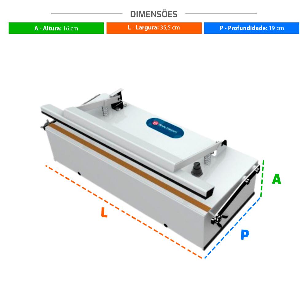 Seladora de Mesa Polietileno e Polipropileno SM 350 G4 Bivolt - Sulpack 3003.003