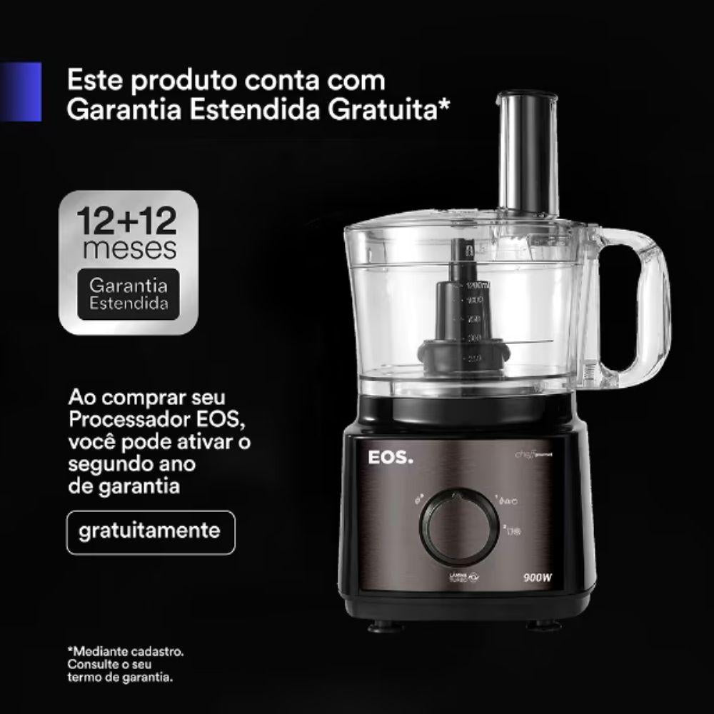 Processador De Alimentos 7 em 1 Com Duas Velocidades Titanium EPS01T 127V- EOS B170841
