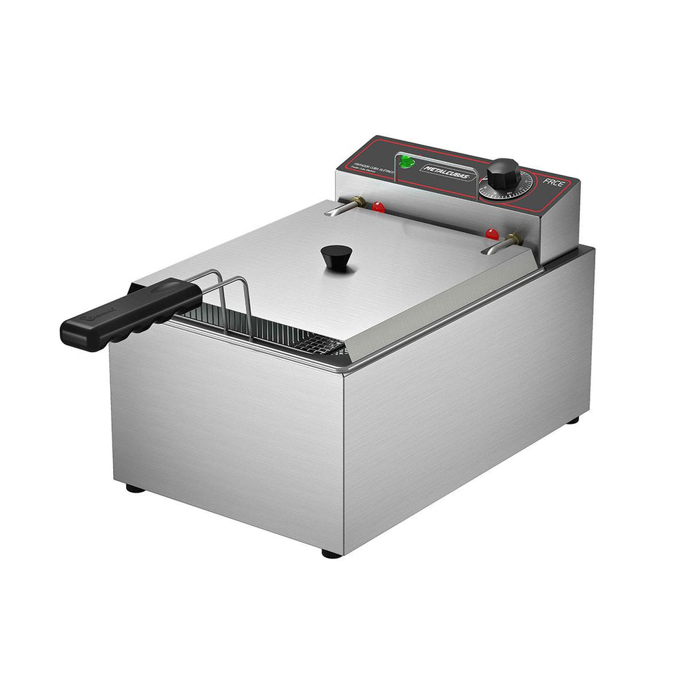 Fritadeira Profissional Elétrica Óleo 5L 1 Cesto Monofásico FRCE5 - Metalcubas