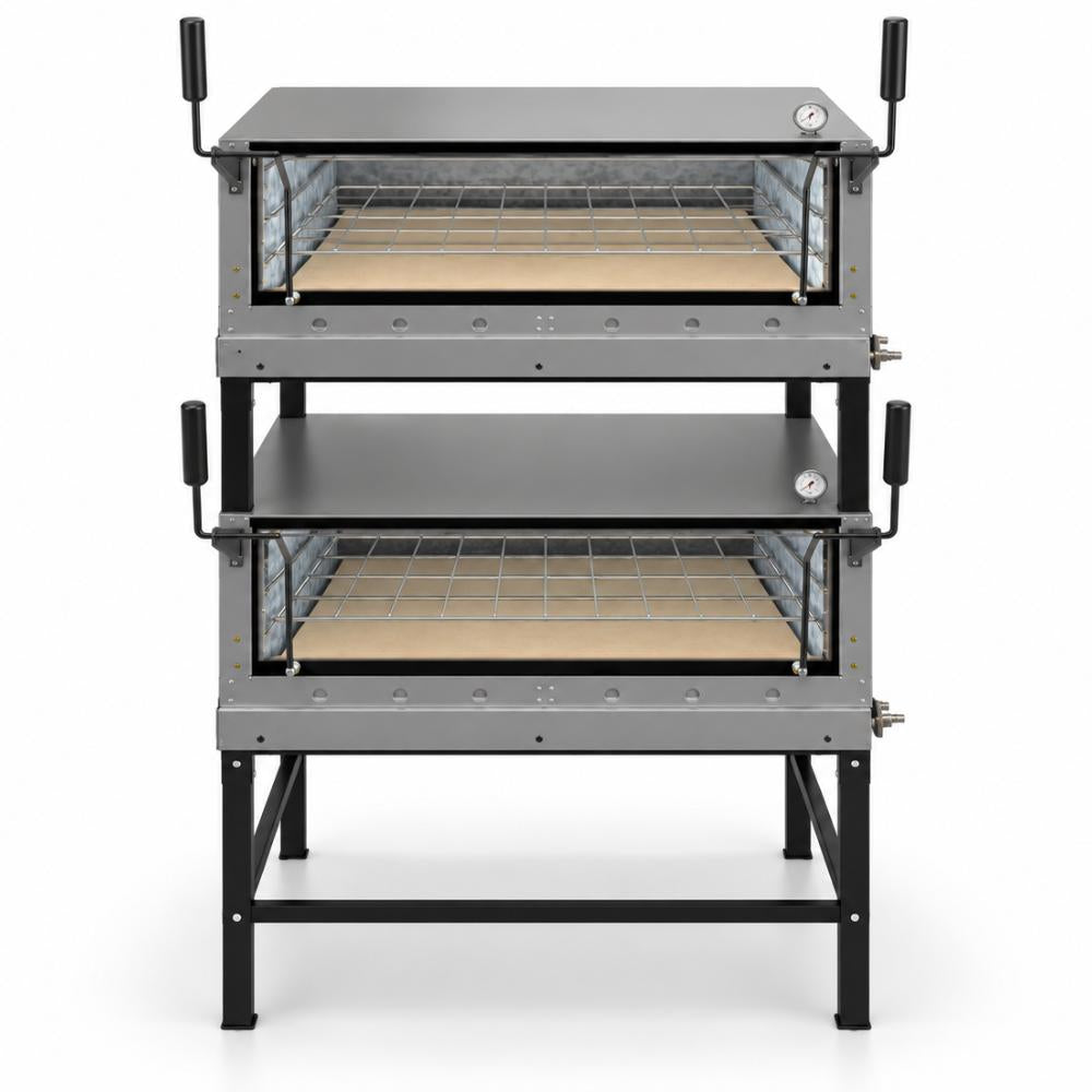 Forno Refratário a Gás Industrial Duplo Prp-900dp g3 em Inox Sem Kit Gás  - Progás P49098