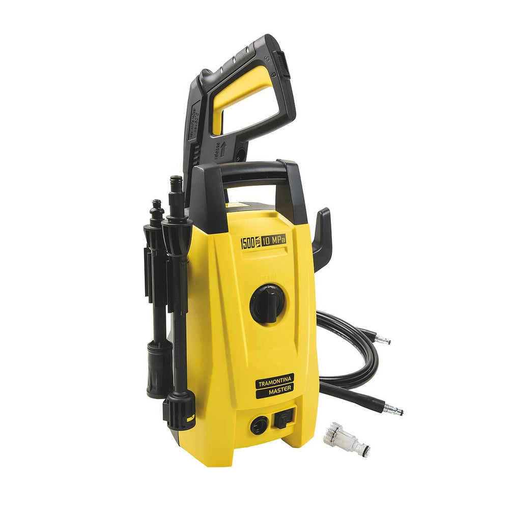 Lavadora Lava Jato Alta Pressão 1200W 127V + Mangueira Verde Pvc 15m - Tramontina