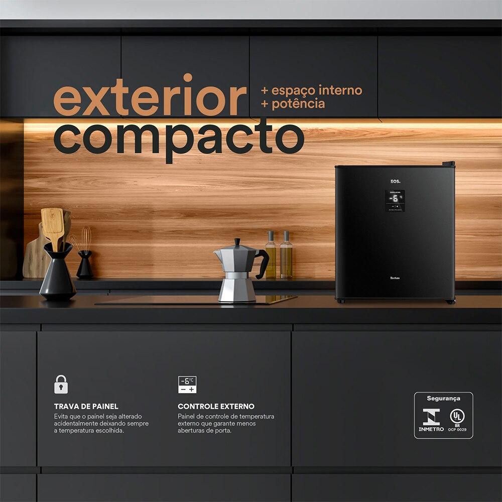 Cervejeira Preta 48L Porta Sólida -6°C a +10ºC ECE50 220V All Black - EOS B185816