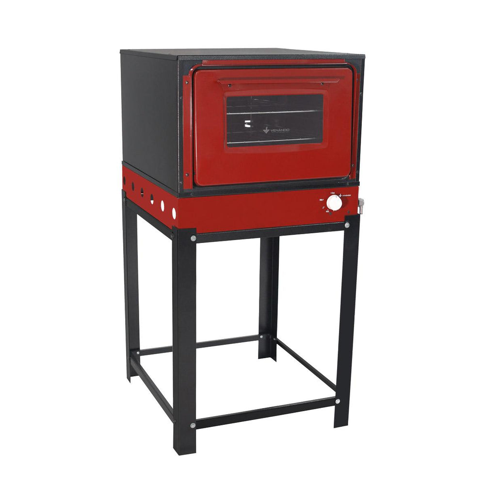 Forno Profissional a Gás Bravo Multicores Com Pé Vermelho BRFP - Venâncio