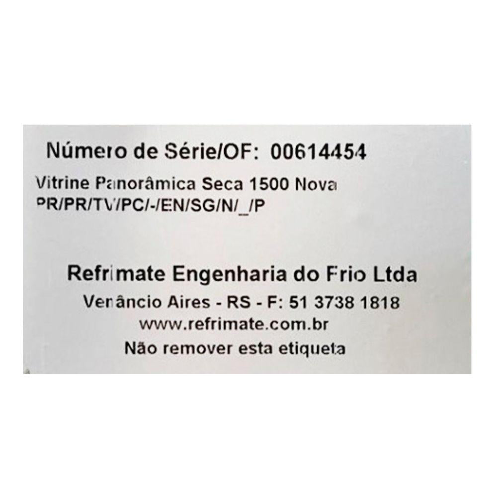 SEMINOVO - Vitrine  Panoramica Seca 1,50m, VPS 1500 - Refrimate