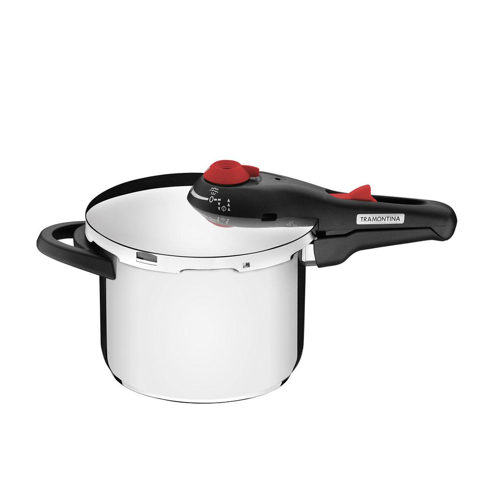 Kit Panela de Pressão Inox 6l Solar + Panela Inox Fundo Triplo Solar 4,7l - Tramontina