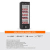 Visa Cooler Carne Embalada Porta de Vidro 0 a 5 ºc 570l Vcca570pvpb 220v - Refrimate