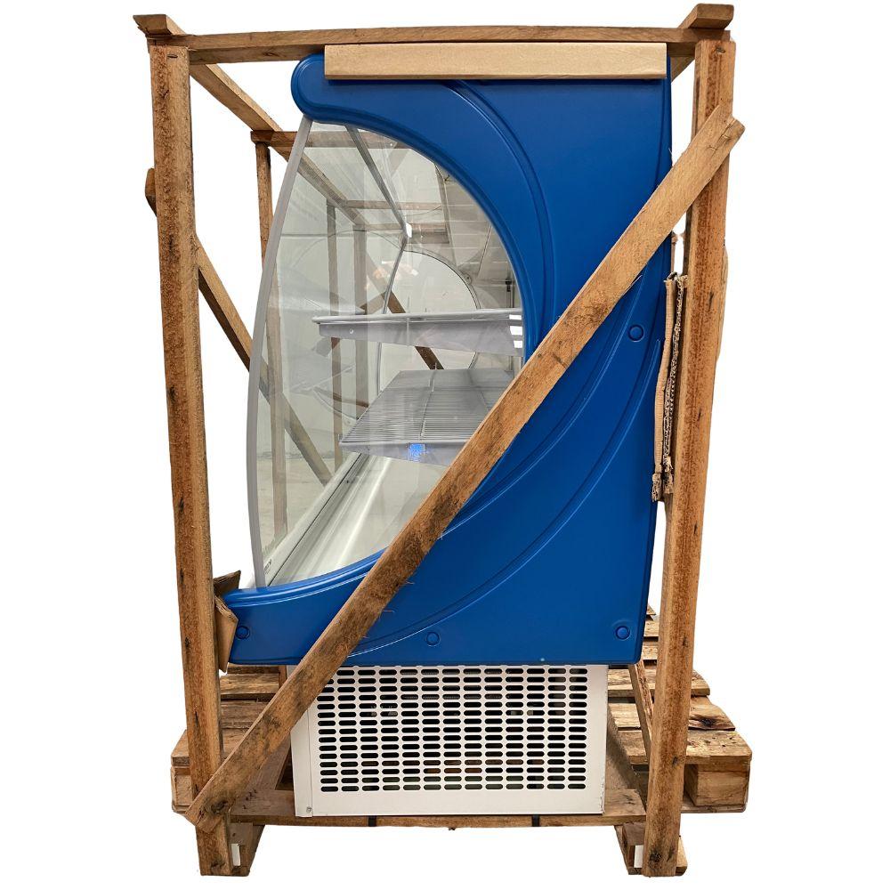 SEMINOVO - Câmara Panorâmica Refrigerada Serpentina 1,80m, VPRS 1800 Azul 220V - Refrimate