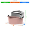 Misturador de Doces e Brigadeiro Mixer 7l Bivolt Rosa Mousse - Anodilar 3243
