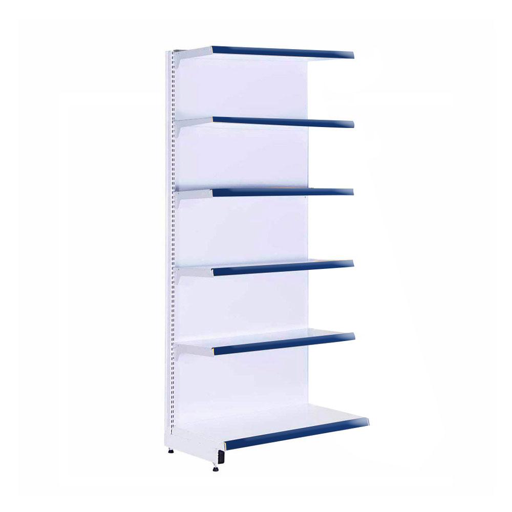 Gôndola Prateleira 6 Níveis 40x30 New Plus 2,00 Parede Continuação Pe Azul - Sa Gôndolas