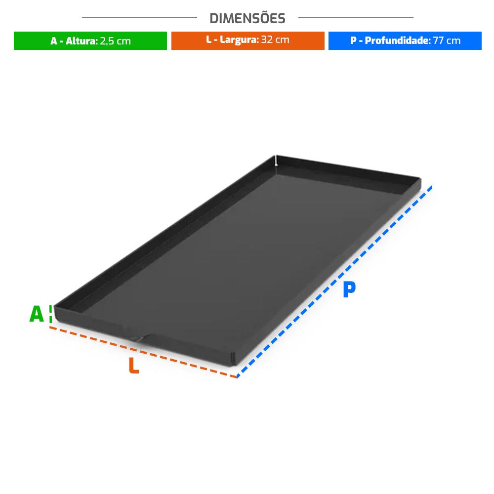 Chapa Para Fogões em Aço Carbono Pms e Pmsd 32x77 - Progás P31915