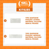 Kit - 5 Pares de Raspadores Silicone Prmog07 Mogmix - Progás