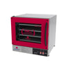 Kit Forno Turbo Elétrico Profissional Digital PRP-004 Plus 220V Vermelho + 4 Grades - Progás