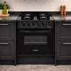 Fogão de Embutir 4 Bocas Picasso Line Preto Fosco Gás Glp Com Forno PCEL450 - Venax 30258