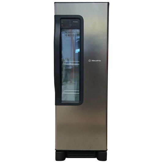 Semi - Cervejeira Metalfrio Beer Maxx 250 Porta Inox 211 Litros Digital Vn25tp Inox 127v - Metalfrio