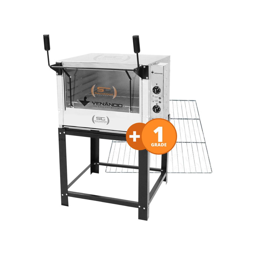 Kit Forno Elétrico Industrial Roma Inox FERI80 + Grade Extra - Venâncio