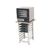 Kit - Forno Turbo Prp-004 Plus Digital 220v Preto + Bancada Mes-004 + 4 Assadeiras - Progás