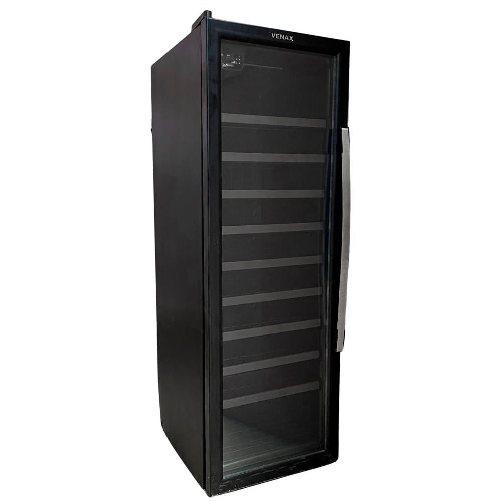 SEMINOVO - Adega Piubella 200 Para 50 Garrafas Preto Porta Invertida 127V - Venax