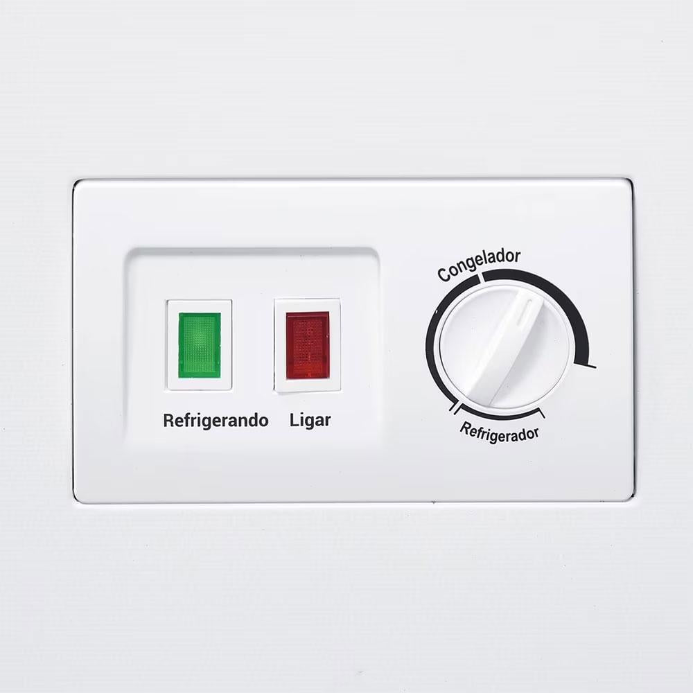 Freezer Horizontal Conservador 110 Litros Dupla Ação +8°C a -18°C Eco Gelo Tampa Sólida EFH120X 127V - EOS