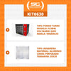 KIT - Forno Turbo Convector Smart Basic. Preto e Vermelho FCSB4E 220v + 4 Assadeiras - Venâncio