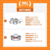 Kit - Conjunto de Panelas Inox 5 Pcs Allegra + Panela Inox Fundo Triplo Solar 4,7l - Tramontina