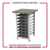 Kit - Forno Turbo Prp-004 127v Amarelo + Bancada Mes-004 + 8 Assadeiras - Progás