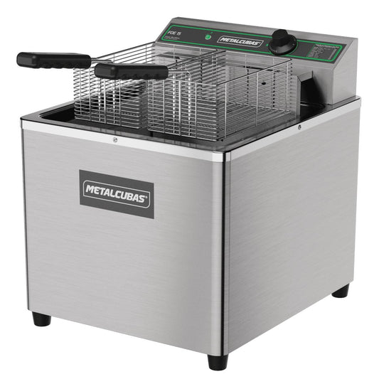 Fritador Elétrico Zona Fria de Óleo de Mesa Foe 15 m 8000w 220v - Metalcubas