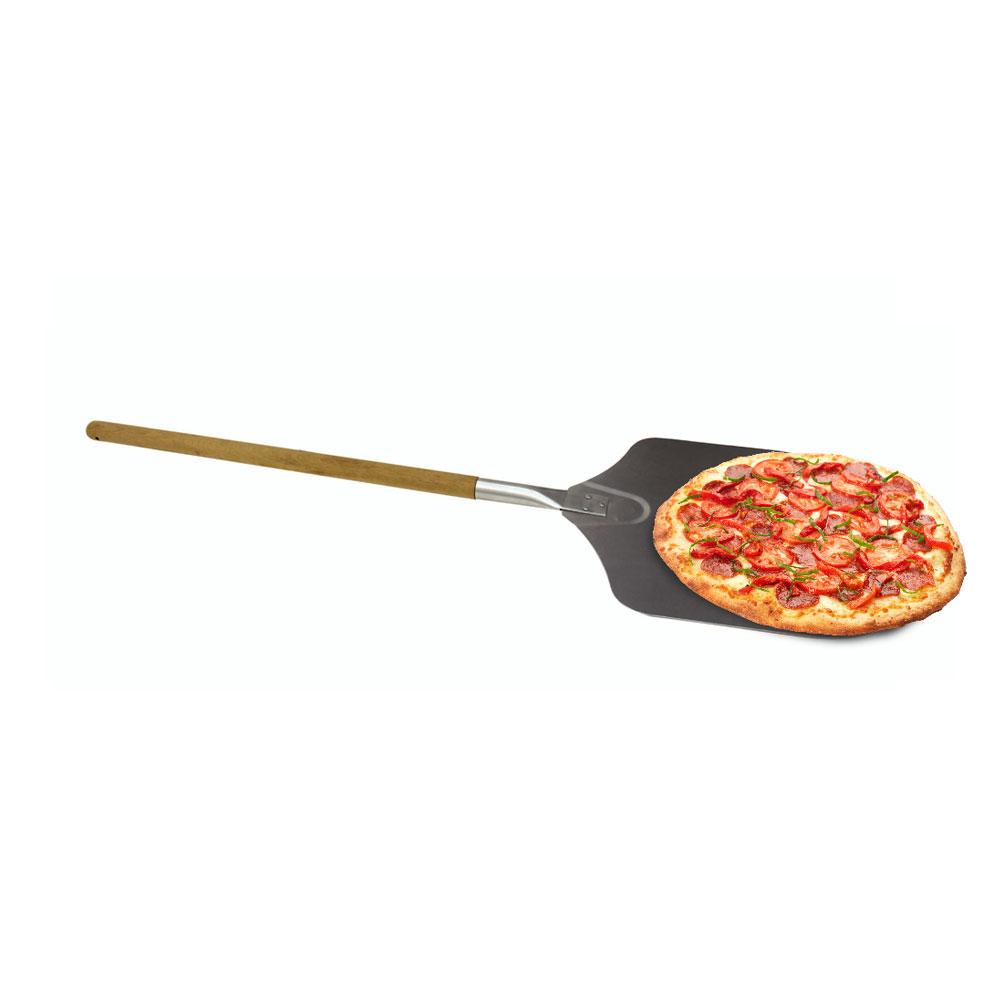 Pá Para Pizza Profissional Em Metal Com Acabamento Natural e Cabo Médio - Tramontina