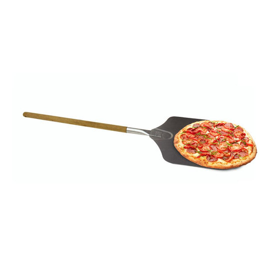 Pá Para Pizza Em Metal Com Acabamento Natural e Cabo Médio - Tramontina