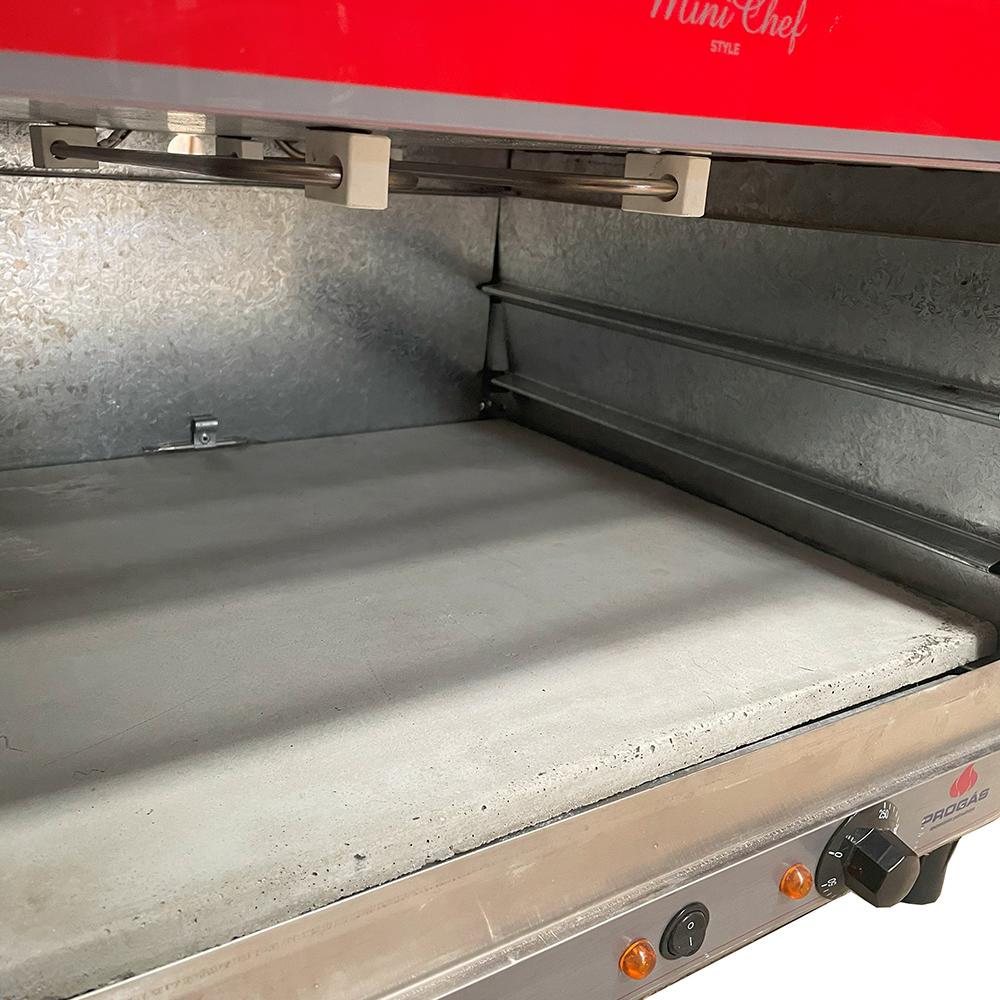 Semi - Forno Lastro Refratário Mini Chef Prpe-400 Elétrico Gratinador Progas 127V