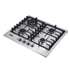 Fogão Cooktop Inox a Gás 4 Bocas 1 Dupla Ecg04 Bivolt - Eos B163914
