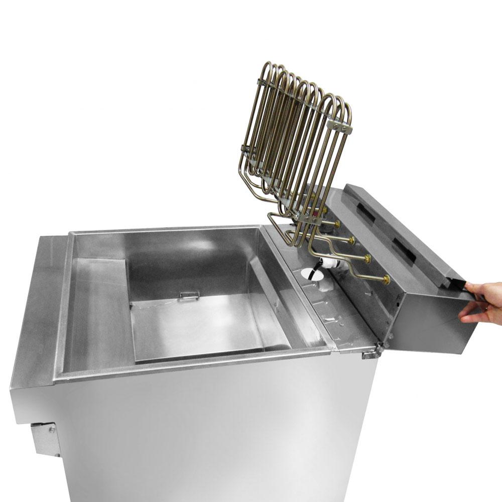 Fritadeira Industrial Elétrica Água e Óleo 38L 18000W Trifásica FIE.44 380T - Metvisa